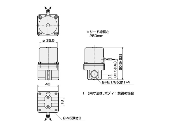CKD 空圧バルブ４Ｇシリーズ用サブプレート M4GB1-CL4-T30R-KF-8-