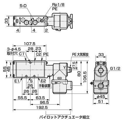 diy・工具 ckd 防爆形5ポート弁 セレックスバルブ m4f320e-08-tp-7-cu