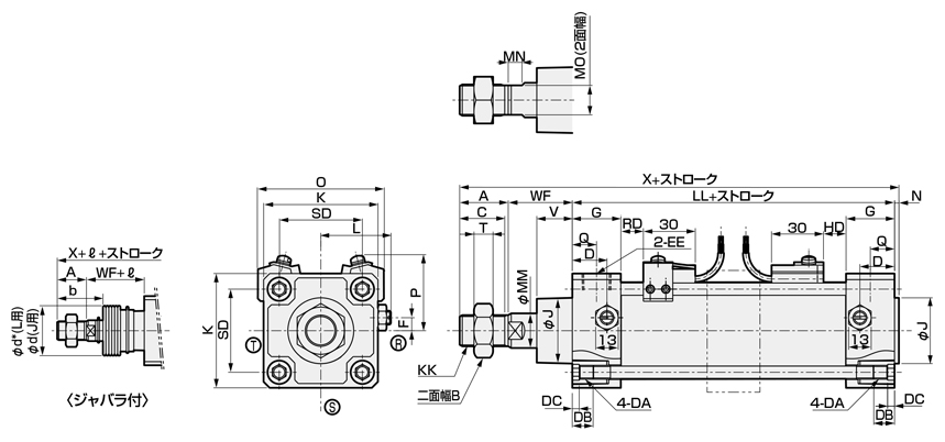 Begin掲載 CKD 空圧バルブ４Ｇシリーズ用サブプレート M4GB3-C10-T10R-KF-13