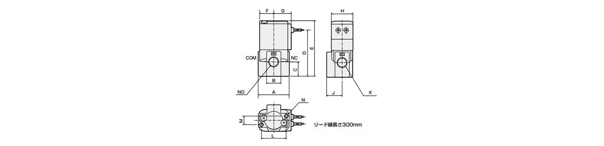 圧縮空気用直動式3ポート電磁弁単体（ジャスフィットバルブ） FAGシリーズ