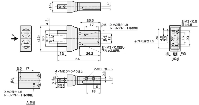 LSH-A06C1L-F3V-D-HP1 リニアスライドハンド LSH-HPシリーズ ＣＫＤ MISUMI(ミスミ)