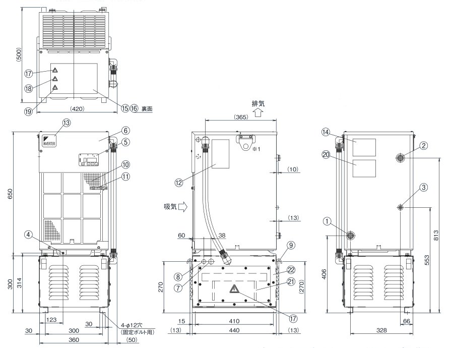 オイルコン AKZ※※9（主軸冷却用循環形） ダイキン工業（油圧機器） ミスミ 375-0841