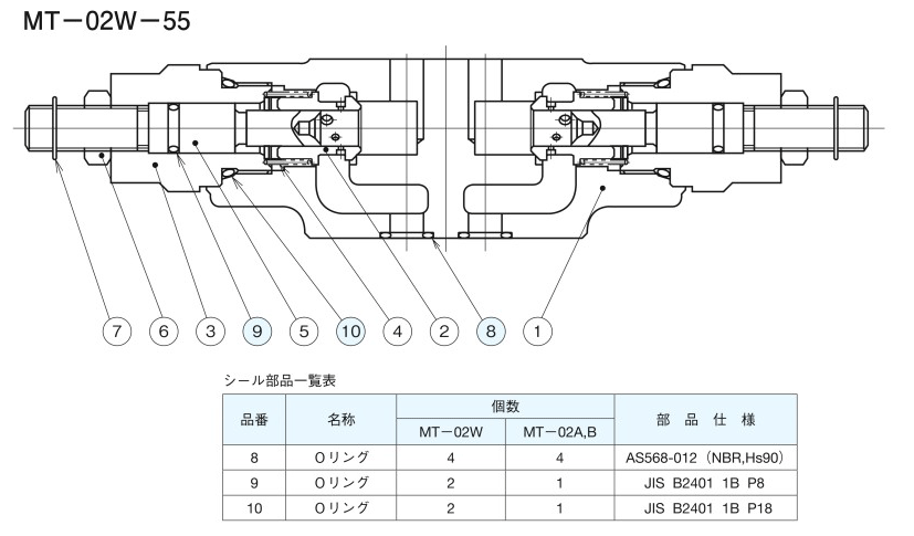 02シリーズスタック形 A、Bポート絞り弁 | ダイキン工業（油圧機器） | MISUMI-VONA【ミスミ】