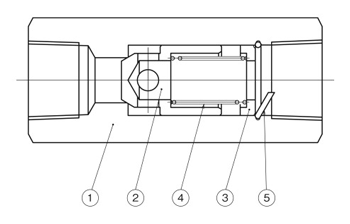 HDIN-T10-05 | インラインチェック弁 | ダイキン工業（油圧機器 