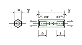 ステンレススペーサー（六角） ASU/ASU-H/ASU-U 外形図_10