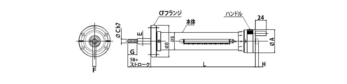 入江工研 ベローズ式コンパクト直進導入機 ILC-34-15 1台 3-757-02（直送品）