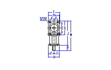 ベベルボックスT型 KBX | 小原歯車工業 | MISUMI(ミスミ)