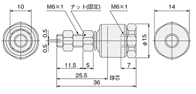 駆動機器シリンダ ジョイントCJシリーズ | コガネイ | MISUMI(ミスミ)