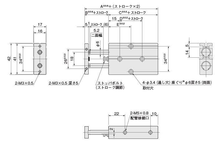 メール 日本精器 テーブルシリンダ 80×50すべり軸受90° BN-6D7A-80-50 ( BN6D7A8050 ) 日本精器（株