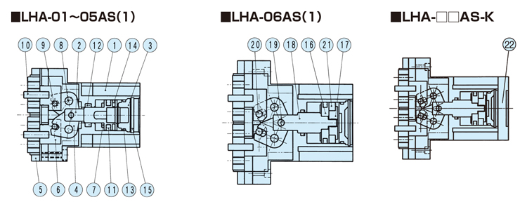 LHA-01AS1-L1-ET2S2-G ハンド リニアガイドハンド LHAシリーズ 近藤製作所 MISUMI(ミスミ)