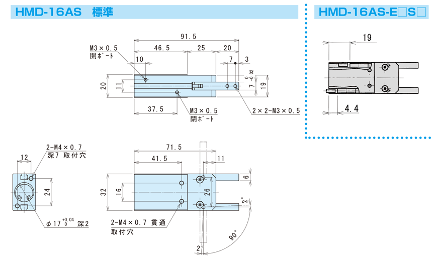 専門 店 近藤製作所 ハンドチャック HLCー16AS エアーツール