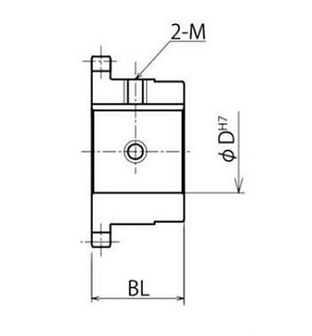 片山チエン　SEMI-F M6B26（軸穴径+旧JISキー+タップ2カ所　加工サービス） 片山チエン SEMI-F M6B26（軸穴径+旧JISキー+タップ2カ所