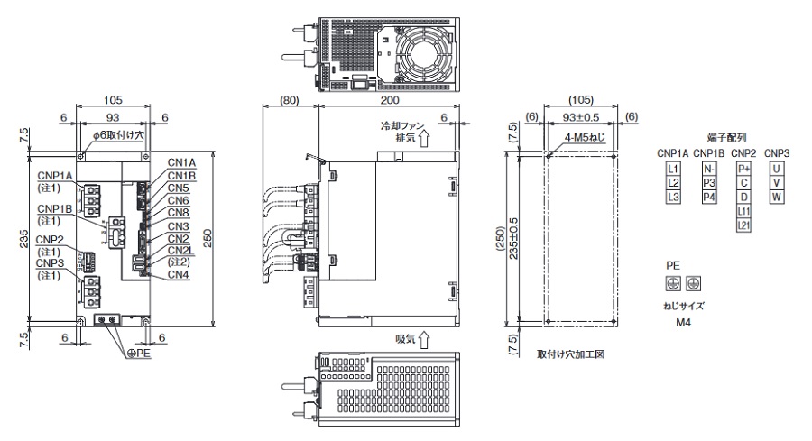 MR-J5-10A | サーボアンプ MELSERVO-J5シリーズ | 三菱電機 | MISUMI(ミスミ)