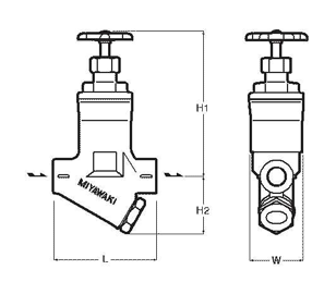 SV-6N-20 | バイパス弁兼用ディスク式スチームトラップ SV-N型