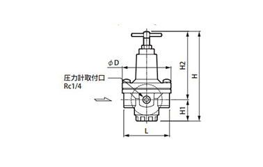 レギュレータ 大容量ねじ込みシリーズ BN-3R01 | 日本精器 | MISUMI