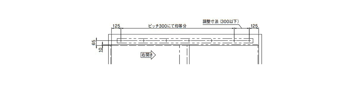 スライディングクローザー 鋼製建具用 | 日東工器 | ミスミ | 463-9855