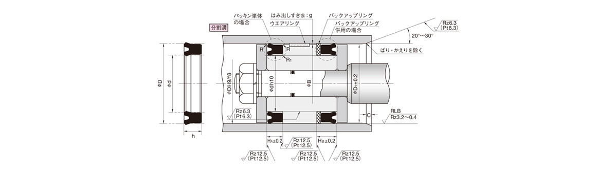 TAIYO ＴＡＩＹＯ 油圧シリンダ用メンテナンスパーツ 適合シリンダ内径