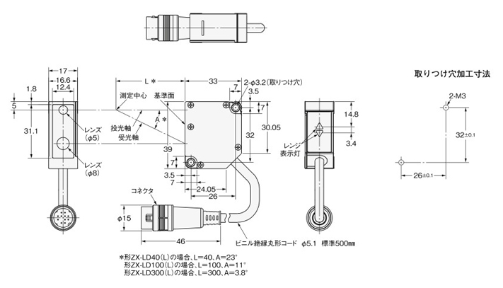 スマートセンサ レーザタイプ ZX-L | オムロン | MISUMI-VONA【ミスミ】