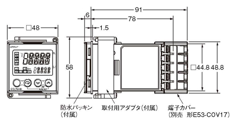 サーマックNEO 温度調節器（デジタル調節計）プログラムタイプ【E5CN