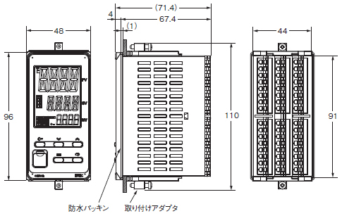 温度調節器（デジタル調節計）【E5EC/AC】