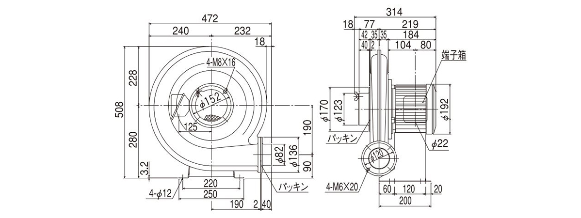 電動送風機 高圧シリーズ（KSBタイプ） | 昭和電機 | MISUMI-VONA 