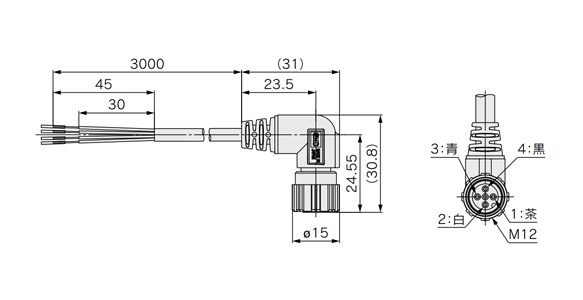 PSE573-01-L | 汎用流体用圧力センサ PSE570シリーズ | SMC | MISUMI 