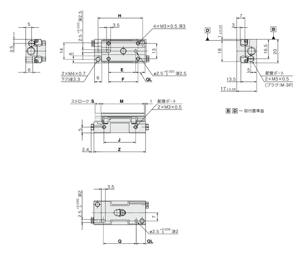 日本産】 ＳＭＣ エアスライドテーブルＭＸＰシリーズ 〔品番:MXP8-20