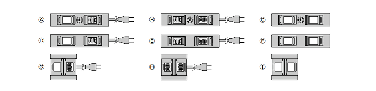 スガツネ工業 (LAMP) デスクトップマルチタップDML型 DML-PP-WT - 4