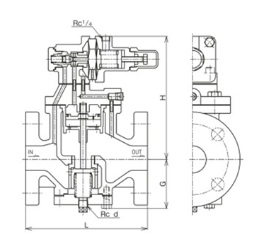 RP-6K型 減圧弁（蒸気用、遠隔操作式） 弁天 | ベン | MISUMI-VONA 