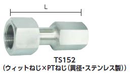 TB162 | 高圧継手 メス×メス継手（袋ナットタイプ） | ヤマト産業 