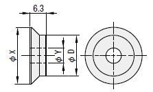ハイテン・重荷重用超小型ボールロックリテーナー 仕様1