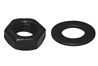 ステンレスブラック　ナット・平座金