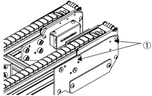 上流側ユニットの上面カバー取り外し方法
