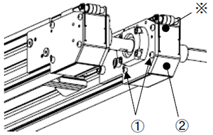 下流側ユニットの下面カバー取り外し方法
