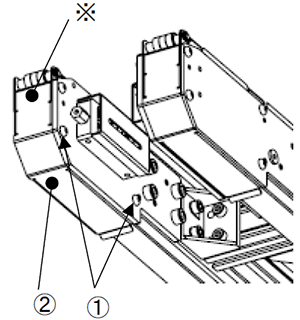 上流側ユニットの下面カバー取り外し方法