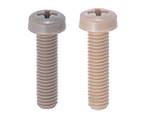 十字穴付樹脂なべ小ねじ PEEK・PPS-単品・パック-【1~1000個入り】