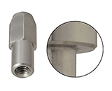 位置決めピン 高耐食ステンレス(55HRC~ / 35HRC~ / SUS316L) 大頭テーパ -めねじ-