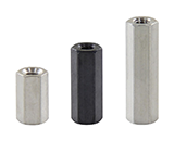 【黄銅・SUS・鉄】 金属スペーサー(小径六角支柱) 両端めねじ