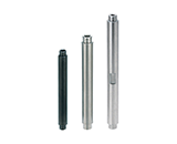 円形支柱-両端めねじインロー付き 固定・指定-【全長公差バラつき保証タイプ・標準タイプ】