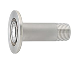 両端溶接真空管　ＮＷフランジ×オネジ