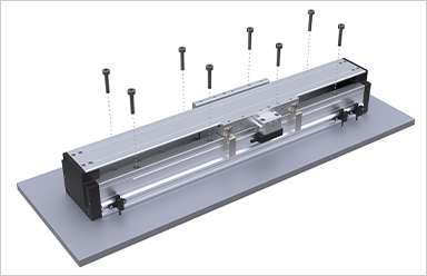 アクチュエータの設置方法