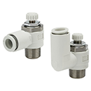 ワンタッチ管継手付スピードコントローラ エルボタイプ/ユニバーサルタイプ ASシリーズ