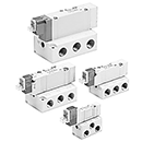 5ポートソレノイドバルブ ベース配管形 単体 SY3000・5000・7000・9000シリーズ