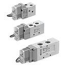 5ポートパイロット形ソレノイドバルブ 直接配管形 単体 VF1000・3000・5000シリーズ