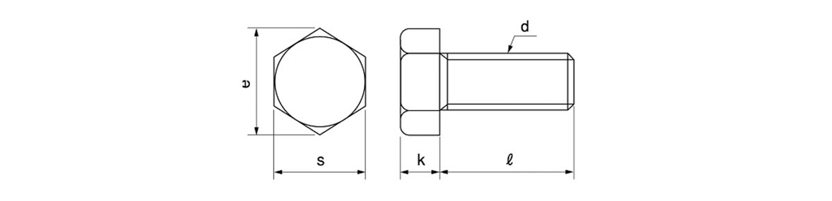 ＰＴＦＥ　六角ボルトPTFE 6カクBT  X 25 標準(または鉄) 生地(または標準) - 3