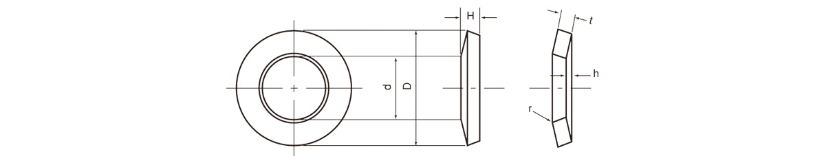 WDSJIS1-ST3W-M6 | Flat Spring Washer, JIS B, 1251, Type 1, For Screw ...