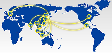 グローバル300社超えのサプライヤーとネットワーク接続