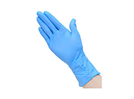 極薄ニトリルゴム手袋 ブルー（粉なし）