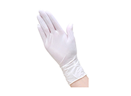極薄ニトリルゴム手袋 ホワイト（粉なし）