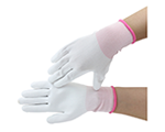【エコノミーシリーズ】ナイロン手袋（手のひらPUコーティング）【10個入り】